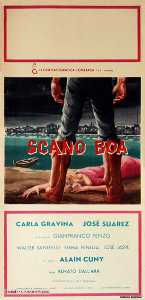 Scano Boa - Italian Movie Poster