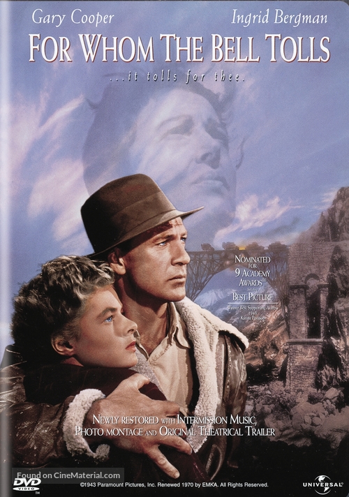 For Whom the Bell Tolls - Movie Cover