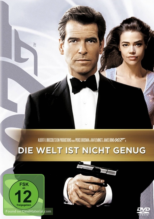 The World Is Not Enough - German DVD movie cover