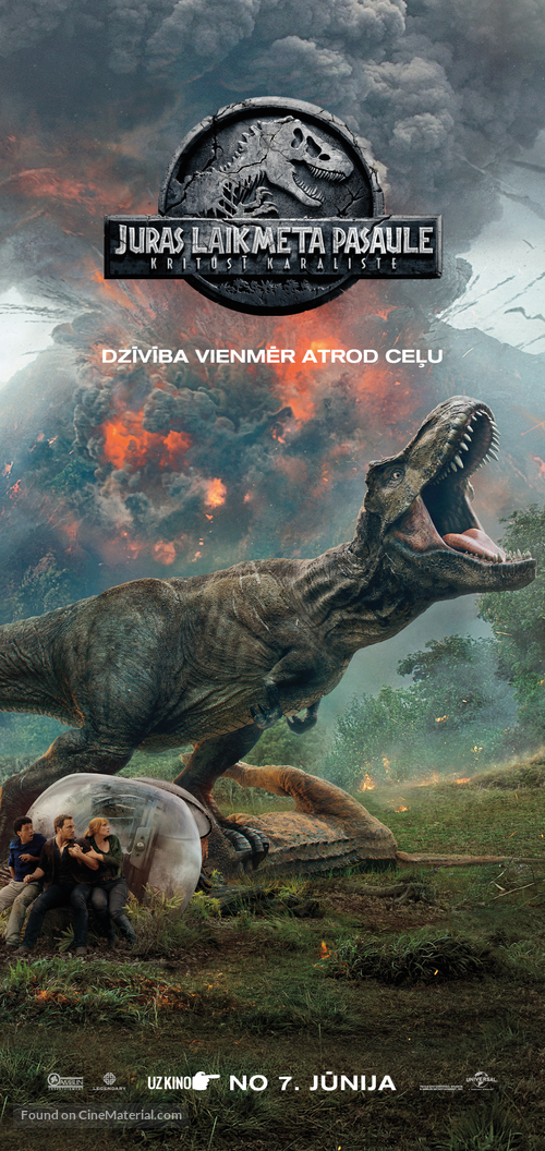 Jurassic World: Fallen Kingdom - Latvian Movie Poster