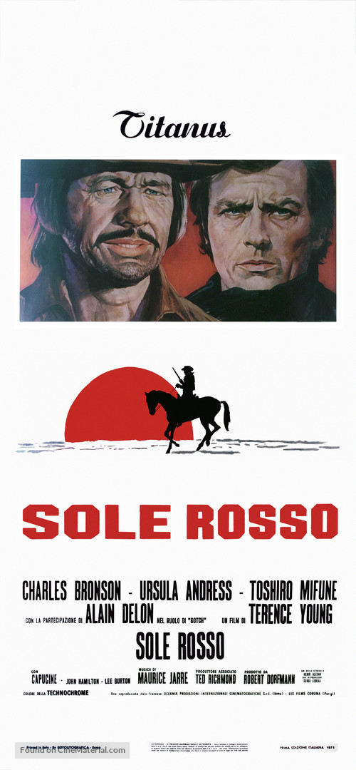 Soleil rouge - Italian Movie Poster