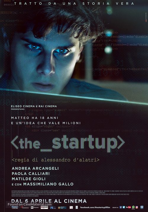 The Startup: Accendi il tuo futuro - Italian Movie Poster