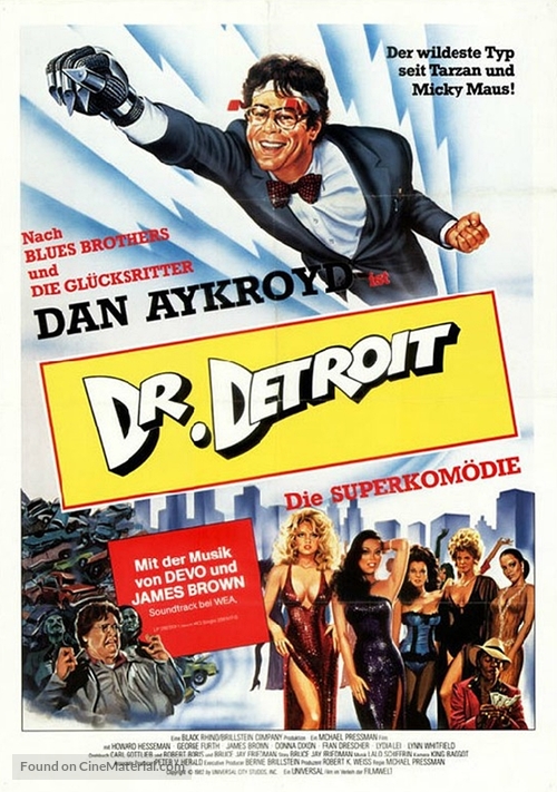 Doctor Detroit - German Movie Poster