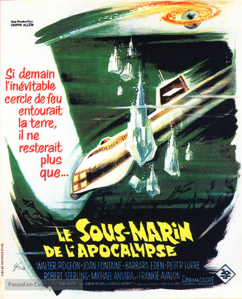Voyage to the Bottom of the Sea - French Movie Poster