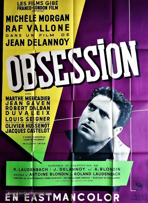 Obsession - French Movie Poster