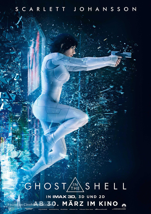 Ghost in the Shell - German Movie Poster