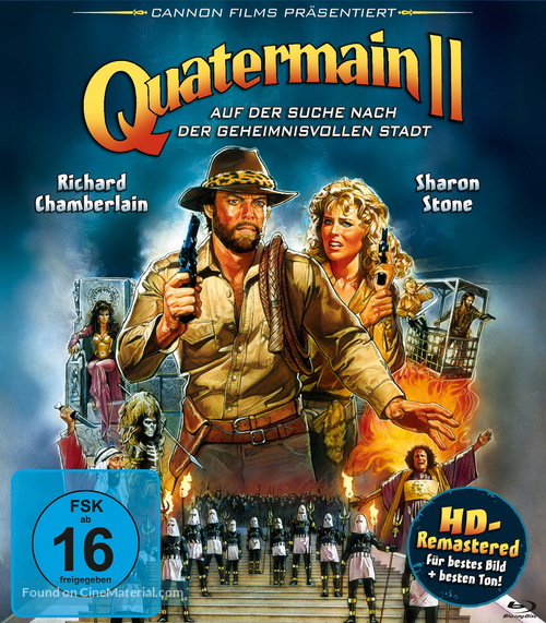 Allan Quatermain and the Lost City of Gold - German Movie Cover