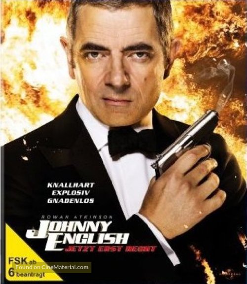 Johnny English Reborn - German Blu-Ray movie cover