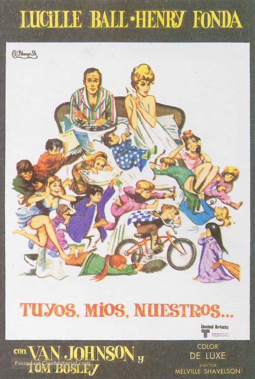 Yours, Mine and Ours - Spanish Movie Poster