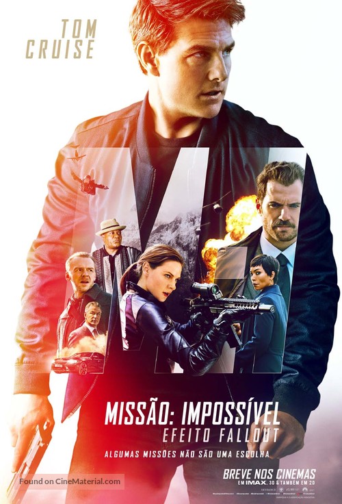 Mission: Impossible - Fallout - Brazilian Movie Poster