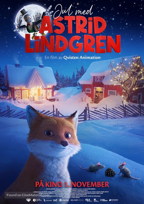 Jul med Astrid Lindgren - Norwegian Movie Poster