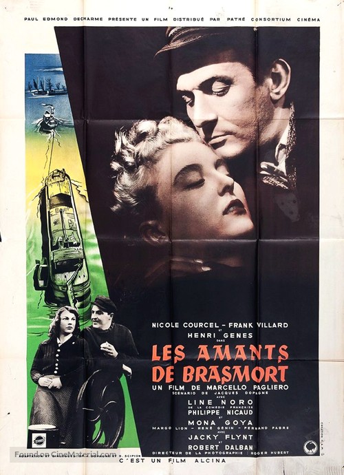 Les amants de Bras-Mort - French Movie Poster