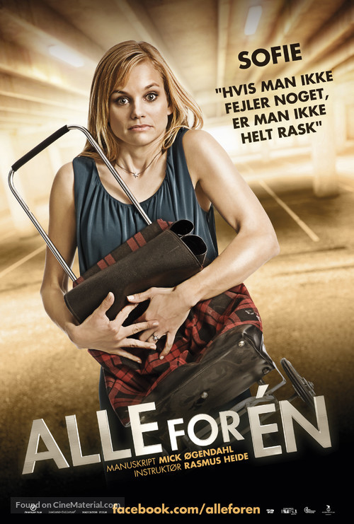 Alle for &eacute;n - Danish Movie Poster