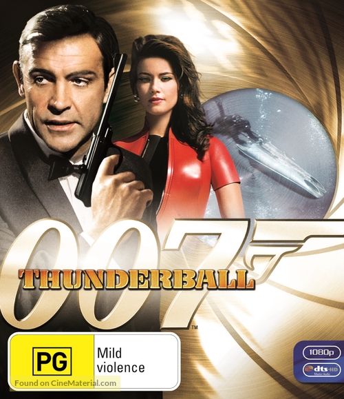 Thunderball - Australian Blu-Ray movie cover