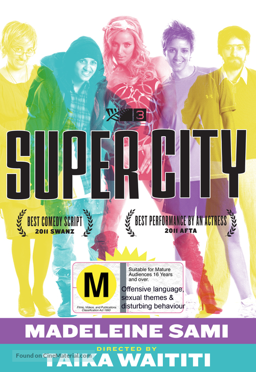 &quot;Super City&quot; - New Zealand DVD movie cover