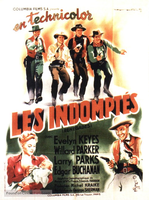 Renegades - French Movie Poster