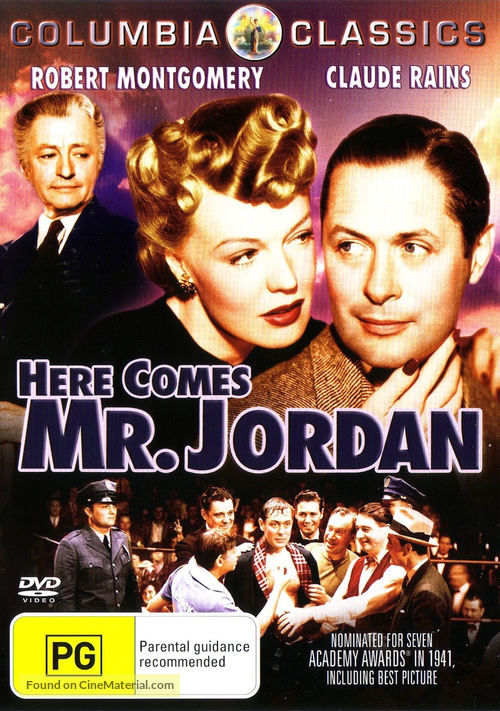 Here Comes Mr. Jordan - Australian DVD movie cover