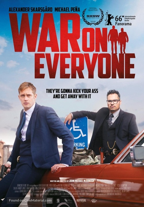 War on Everyone - British Movie Poster