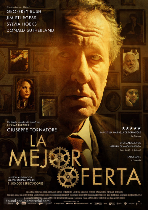 La migliore offerta - Spanish Movie Poster