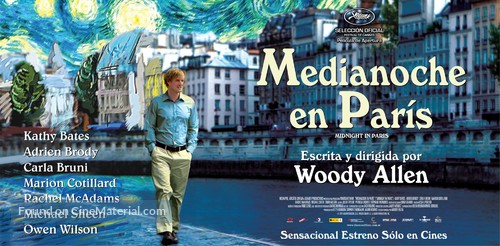Midnight in Paris - Argentinian Movie Poster