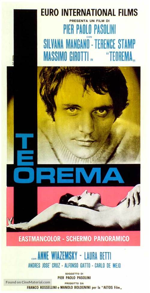 Teorema - Italian Movie Poster