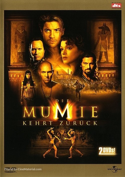 The Mummy Returns - German DVD movie cover