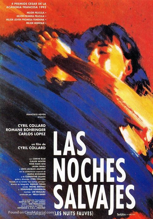 Nuits fauves, Les - Spanish Movie Poster