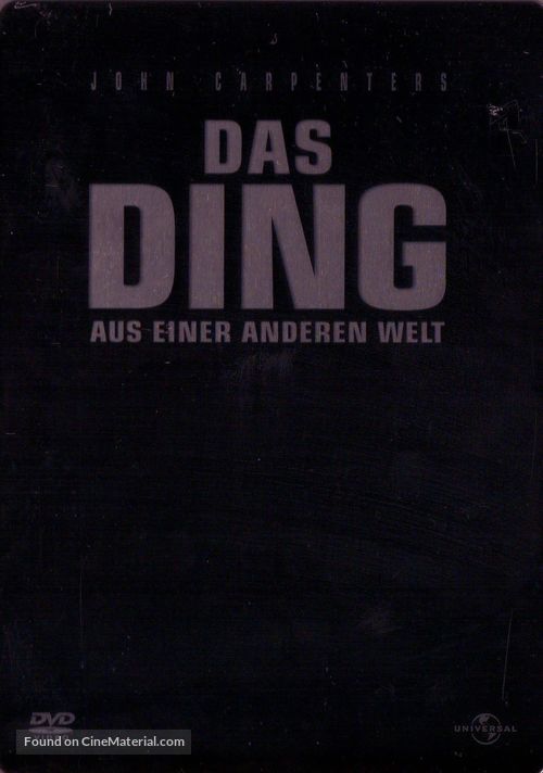 The Thing - German DVD movie cover