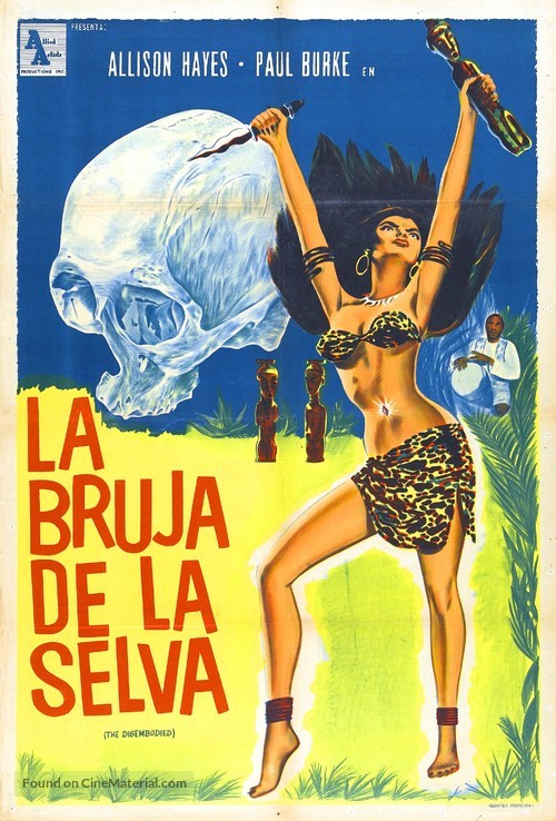 The Disembodied - Argentinian Movie Poster