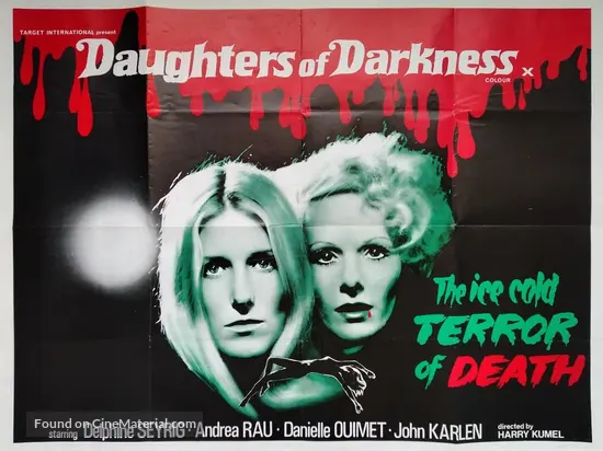 Les lèvres rouges (1971) British movie poster