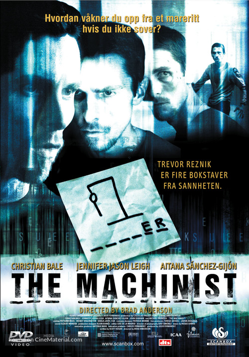 The Machinist - Norwegian Movie Cover