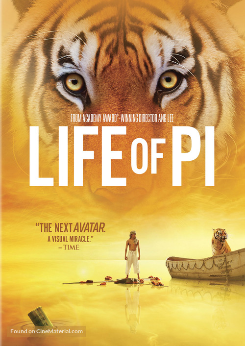 Life of Pi - DVD movie cover