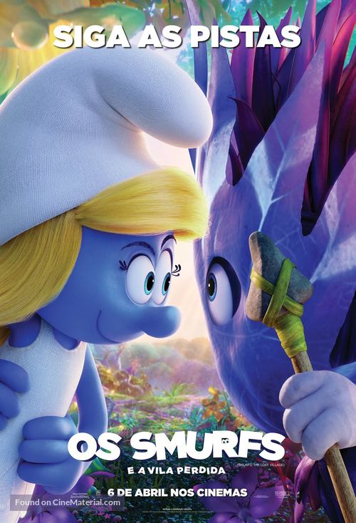 Smurfs: The Lost Village - Brazilian Movie Poster