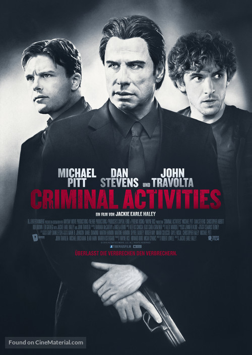 Criminal Activities - German Movie Poster