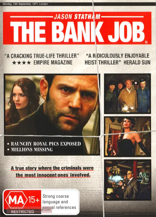 The Bank Job 2008 Australian Movie Cover