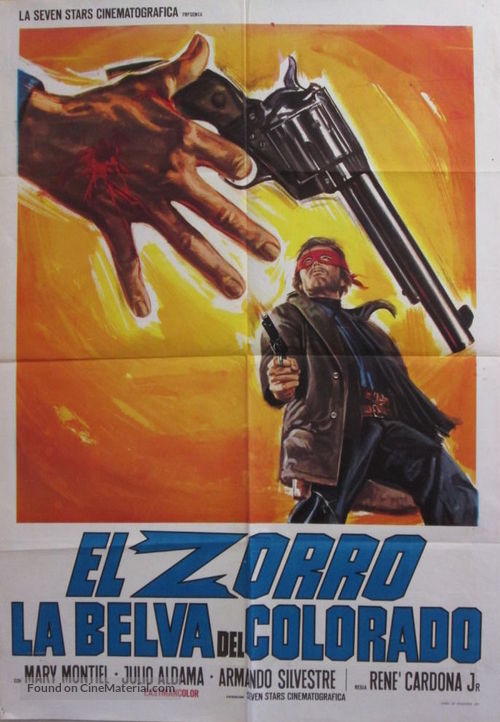 Santo contra los jinetes del terror - Italian Movie Poster