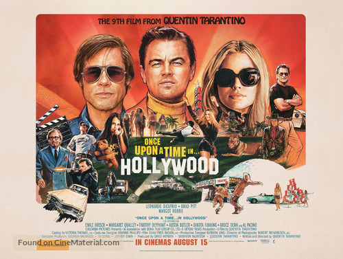 Once Upon A Time In Hollywood 2019 Australian Movie Poster