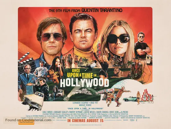 Once Upon a Time in Hollywood - Australian Movie Poster