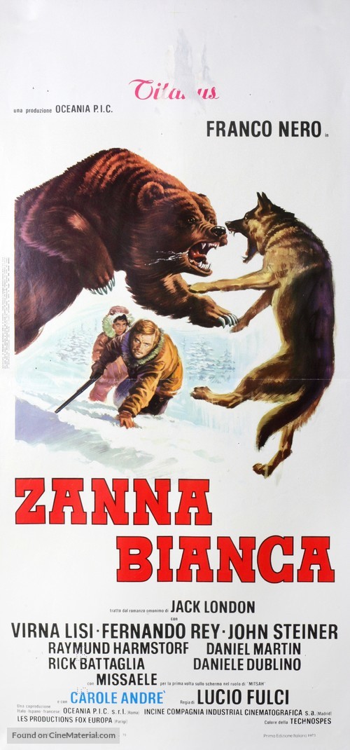 Zanna Bianca - Italian Movie Poster