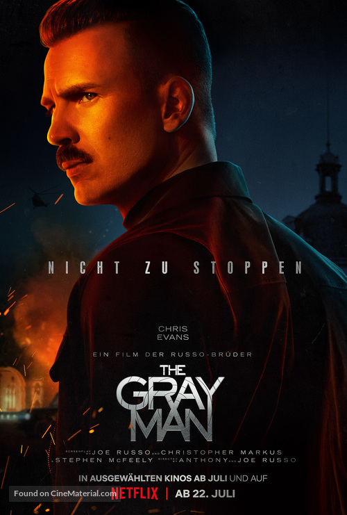 The Gray Man - German Movie Poster