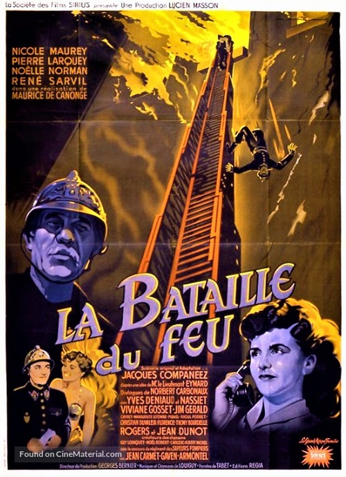 La bataille du feu - French Movie Poster