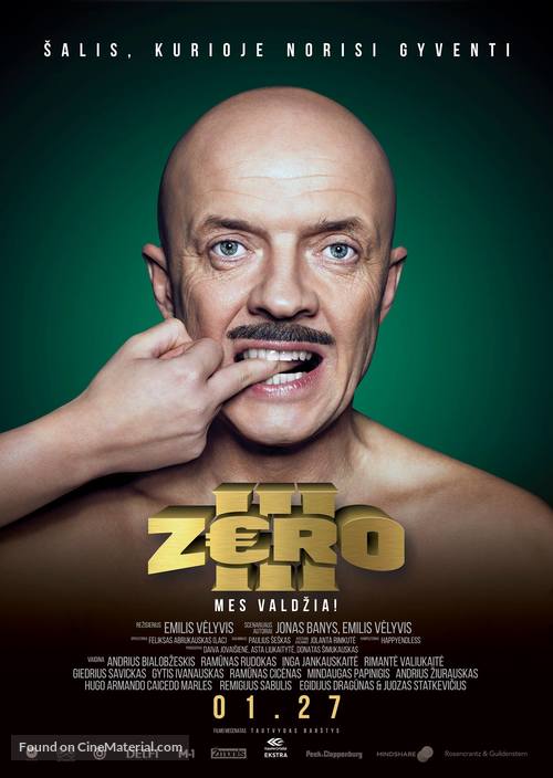 Zero 3 - Lithuanian Movie Poster