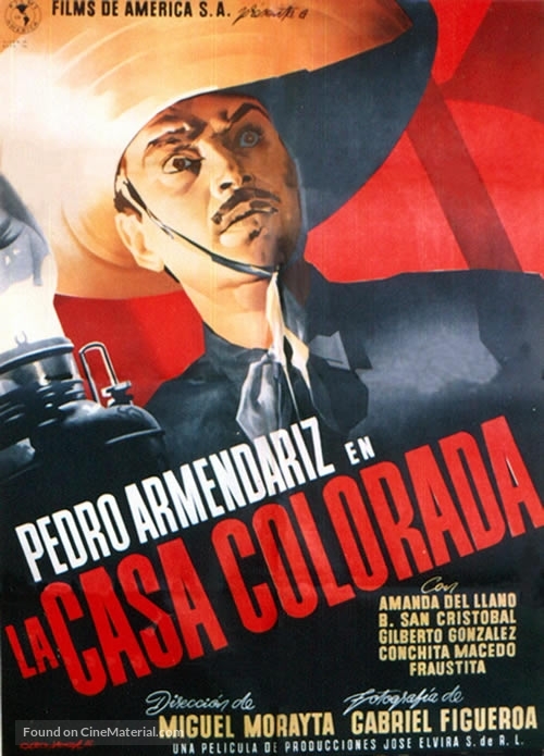 Casa colorada, La - Mexican Movie Poster