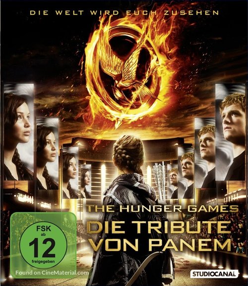 The Hunger Games - German Blu-Ray movie cover