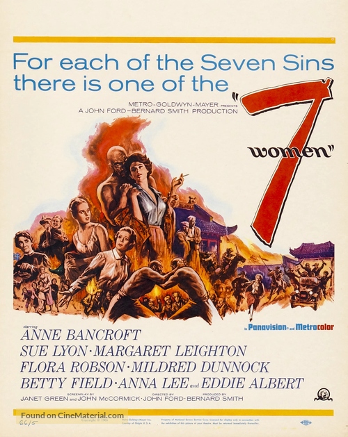 7 Women - Movie Poster