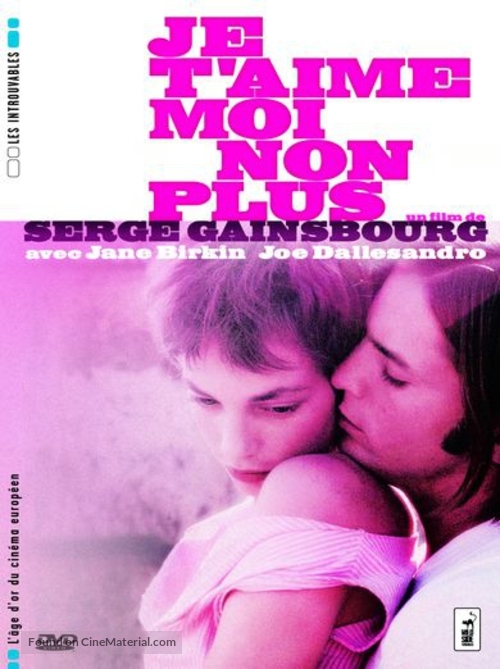Je t&#039;aime moi non plus - French DVD movie cover