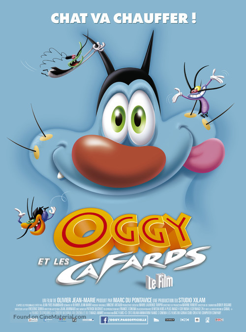 Oggy et les cafards - French Movie Poster