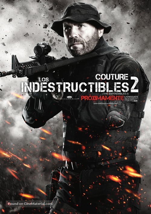 The Expendables 2 - Mexican Movie Poster