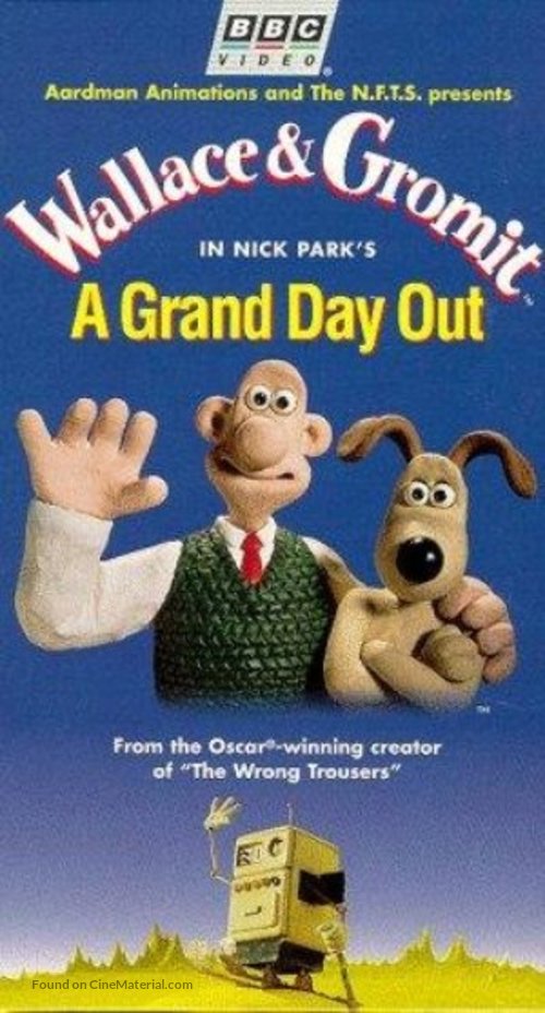 A Grand Day Out with Wallace and Gromit - VHS movie cover