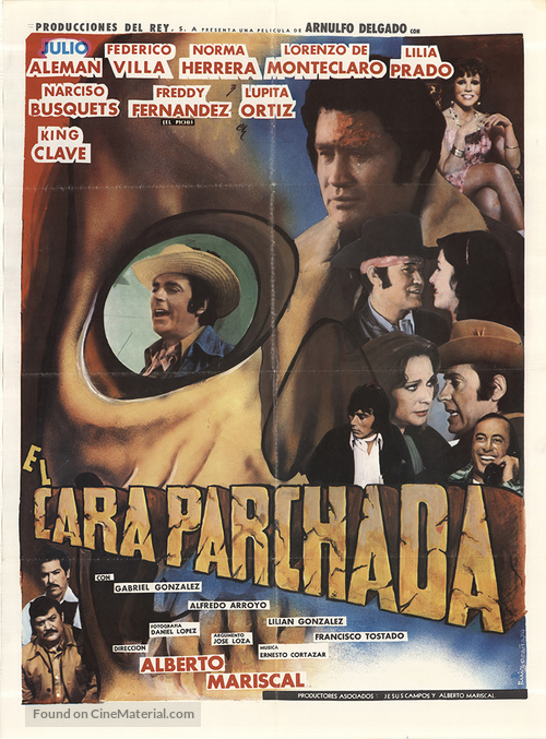 El cara parchada - Mexican Movie Poster
